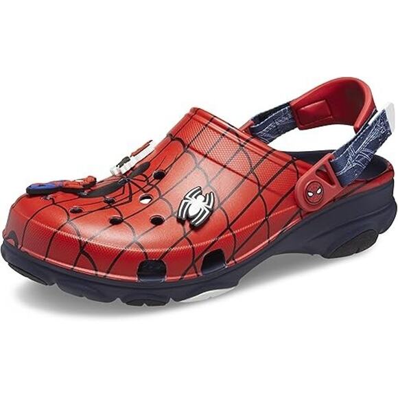 Crocs Marvel x Spider-Man All-Terrain Clogs Navy Men 12/Women 14 New - Picture 7 of 16